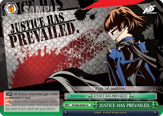 JUSTICE HAS PREVAILED. - Image 1