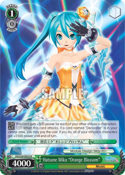 Hatsune Miku "Orange Blossom" - Image 1