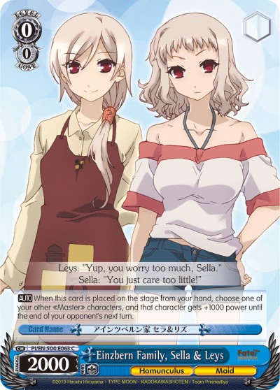 Einzbern Family, Sella & Leys - Image 1