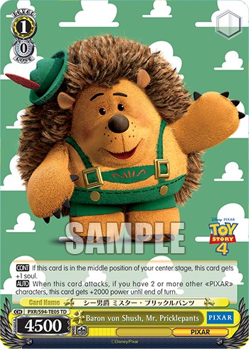 Baron von Shush, Mr. Pricklepants - Image 1