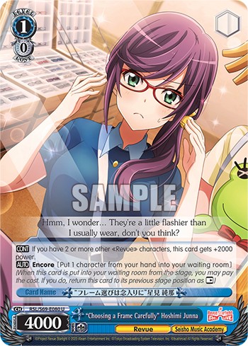 "Choosing a Frame Carefully" Hoshimi Junna - Image 1