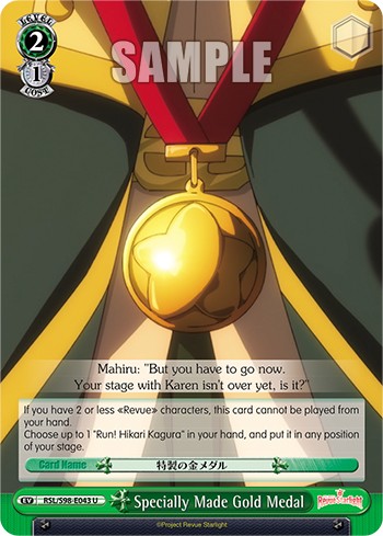 Specially Made Gold Medal - Image 1