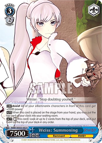 Weiss: Summoning - Image 1