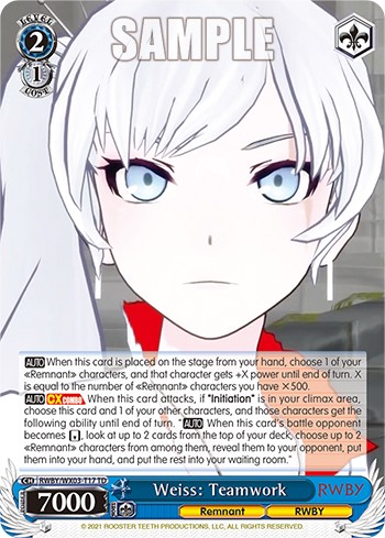 Weiss: Teamwork - Image 1
