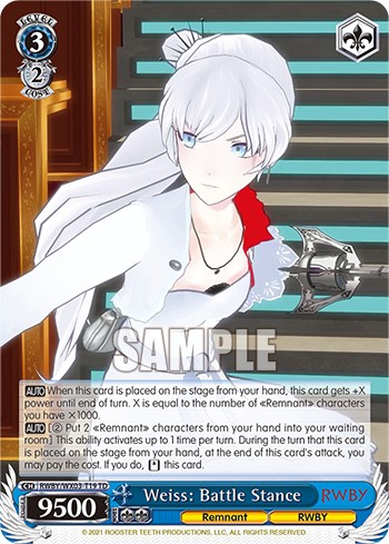 Weiss: Battle Stance - Image 1
