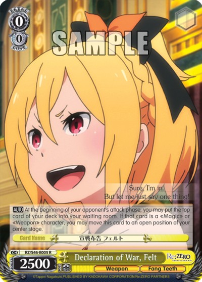 Declaration of War, Felt - Image 1