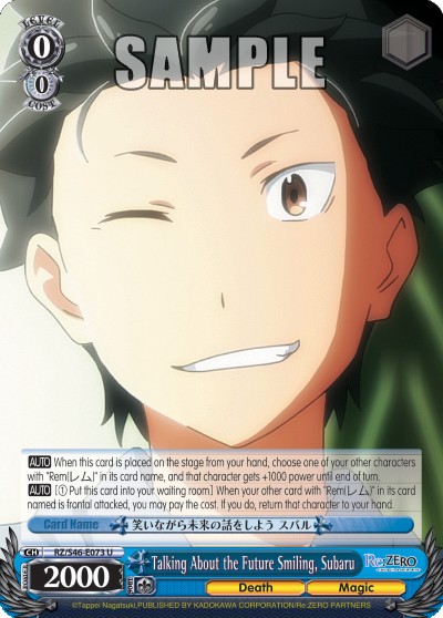 Talking About the Future Smiling, Subaru - Image 1