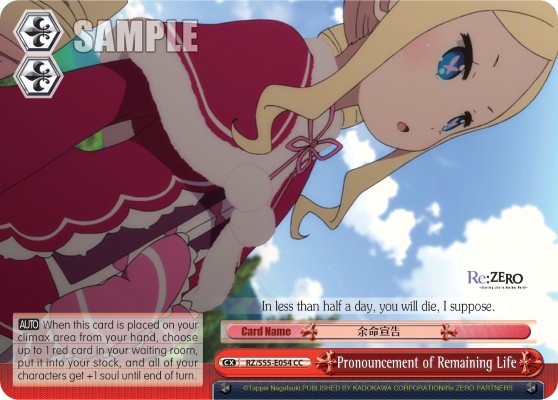 Pronouncement of Remaining Life - Image 1