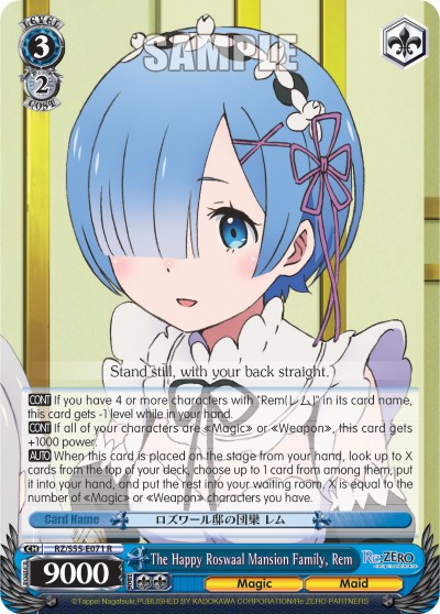 The Happy Roswaal Mansion Family, Rem - Image 1