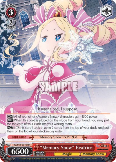 "Memory Snow" Beatrice - Image 1