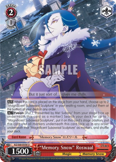 "Memory Snow" Roswaal - Image 1