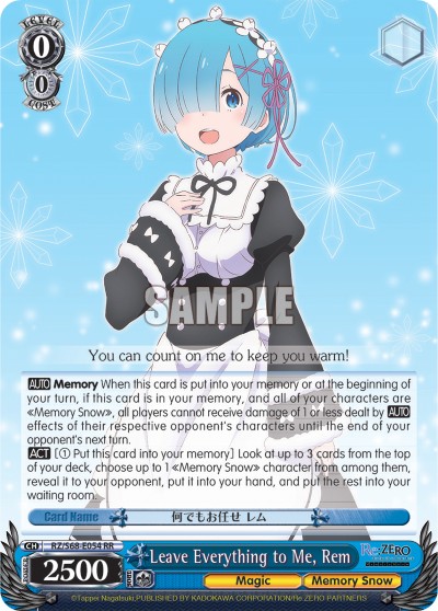 Leave Everything to Me, Rem - Image 1