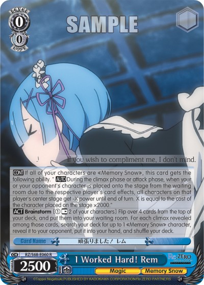 I Worked Hard! Rem - Image 1