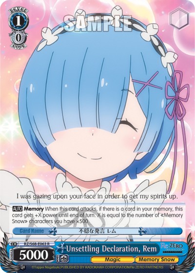 Unsettling Declaration, Rem - Image 1