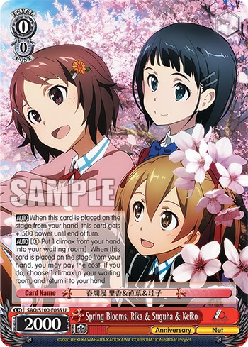Spring Blooms, Rika & Suguha & Keiko - Image 1