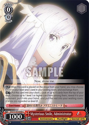 Mysterious Smile, Administrator - Image 1