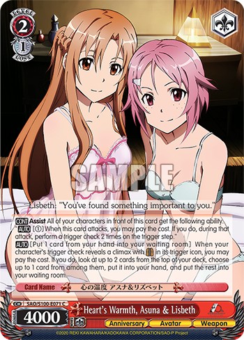 Heart's Warmth, Asuna & Lisbeth - Image 1
