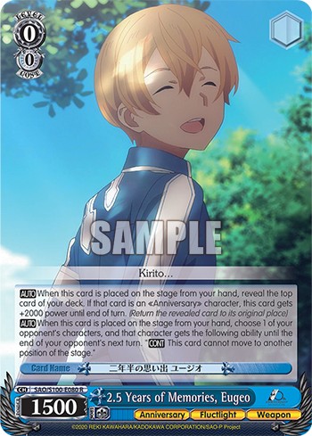 2.5 Years of Memories, Eugeo - Image 1