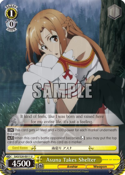 Asuna Takes Shelter - Image 1