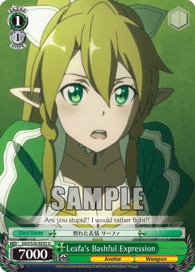 Leafa's Bashful Expression - Image 1