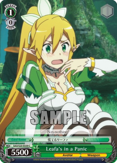 Leafa's in a Panic - Image 1