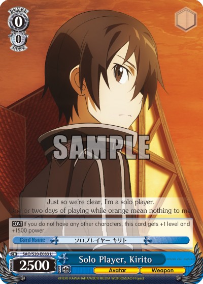 Solo Player, Kirito - Image 1