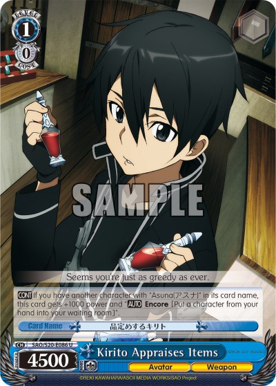 Kirito Appraises Items - Image 1