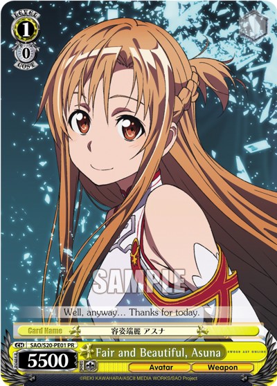 Fair and Beautiful, Asuna - Image 1