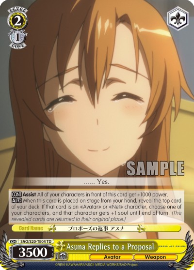 Asuna Replies to a Proposal - Image 1