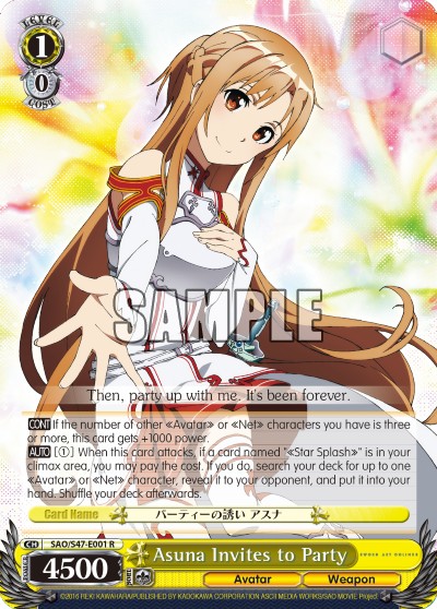 Asuna Invites to Party - Image 1