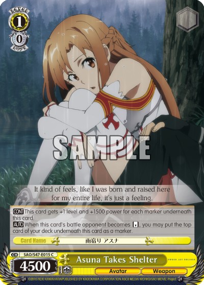 Asuna Takes Shelter - Image 1