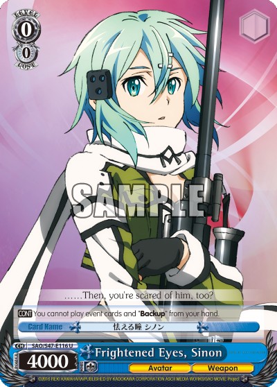 Frightened Eyes, Sinon - Image 1