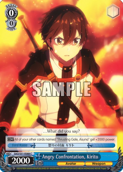 Angry Confrontation, Kirito - Image 1