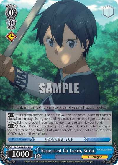 Repayment for Lunch, Kirito - Image 1