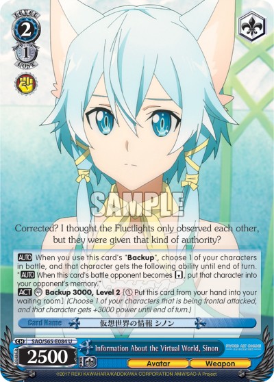 Information About the Virtual World, Sinon - Image 1