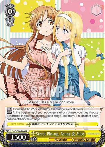 Street Pin-up, Asuna & Alice - Image 1