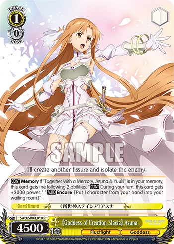 《Goddess of Creation Stacia》 Asuna - Image 1