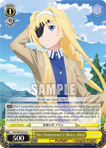 Her Hometown's Skies, Alice - Image 1