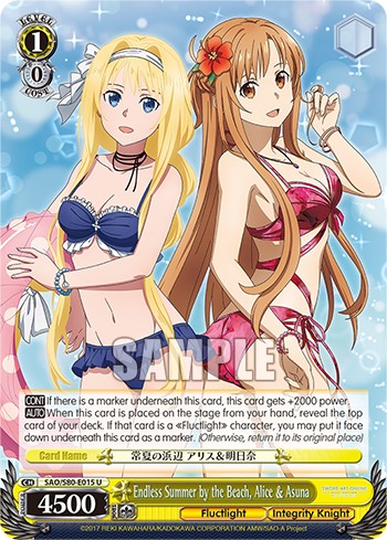 Endless Summer by the Beach, Alice & Asuna - Image 1