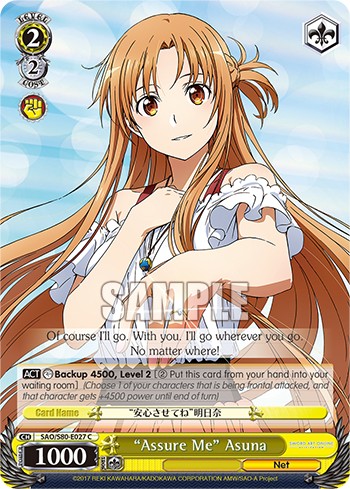 "Assure Me" Asuna - Image 1