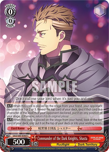 Commander of the Dark Knights, Shasta - Image 1