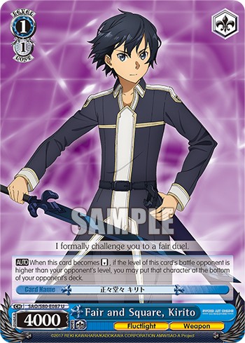 Fair and Square, Kirito - Image 1