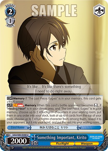 Something Important, Kirito - Image 1