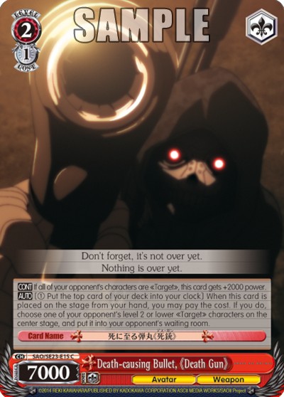 Death-causing Bullet, 《Death Gun》 - Image 1
