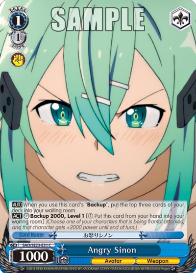 Angry Sinon - Image 1