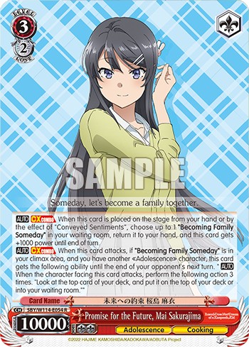 Promise for the Future, Mai Sakurajima - Image 1
