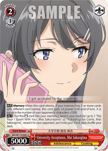 University Acceptance, Mai Sakurajima - Image 1