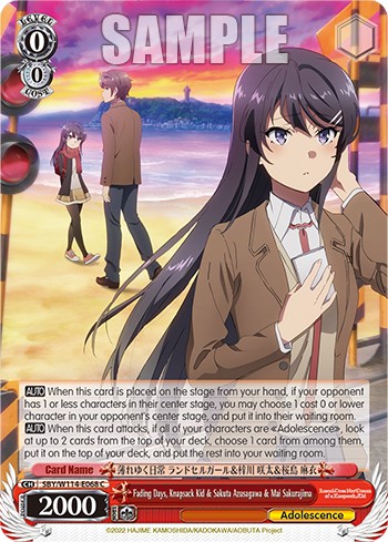 Fading Days, Knapsack Kid & Sakuta Azusagawa & Mai Sakurajima - Image 1