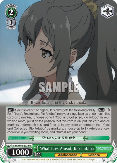 What Lies Ahead, Rio Futaba - Image 1