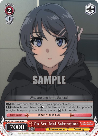 On Set, Mai Sakurajima - Image 1